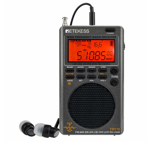 [取寄]Retekess TR110-高性能マルチバンドラジオ