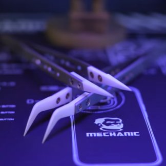 [Mechanic]セラミックピンセット(耐熱・非磁性・先端絶縁)